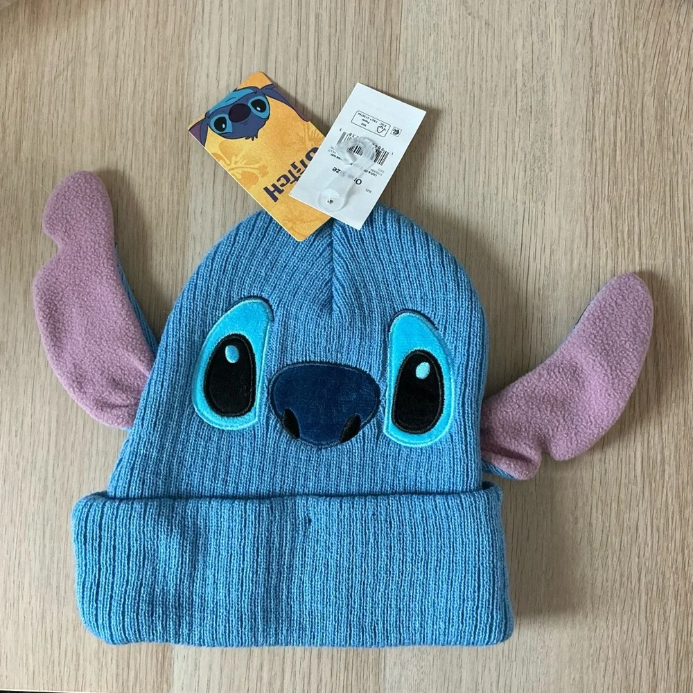 Bioworld Blue and Pink Stitch Kids Hat